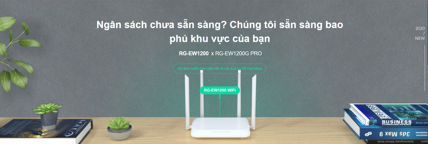 Bộ phát wifi Ruijie RG-EW1200 trong nhà