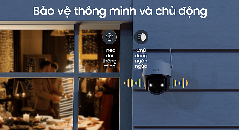 Camera 4G Imou Cruiser S21FTP đàm thoại 2 chiều báo động kép chuyên dụng