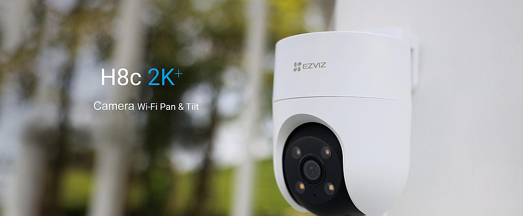 Camera Ezviz H8C 2K+ độ phân giải 4MP tích hợp nhiều tính năng AI thông minh